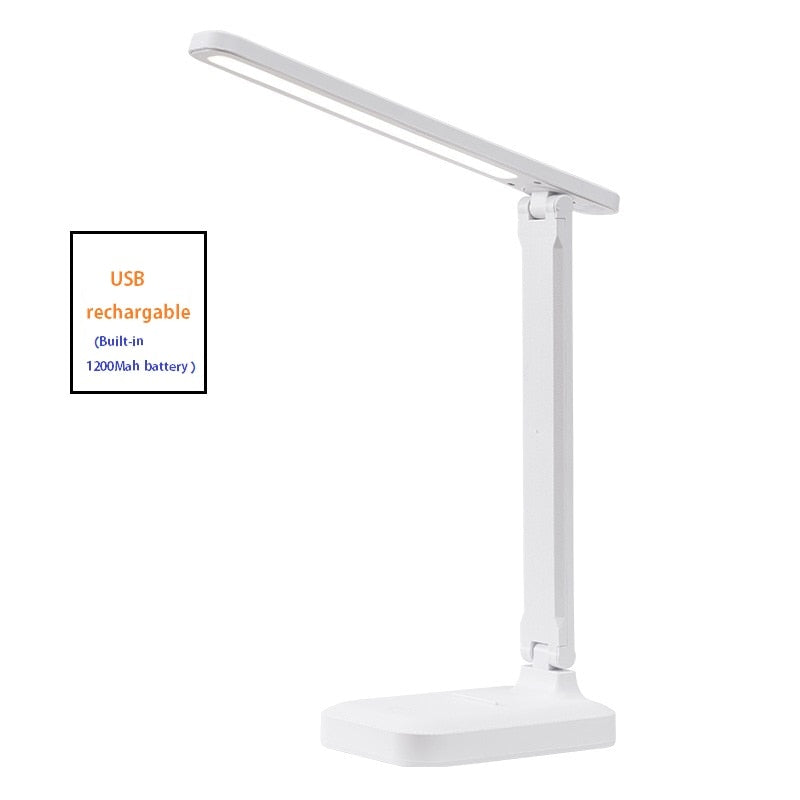 Lámpara de mesa LED táctil regulable para proteger los ojos,