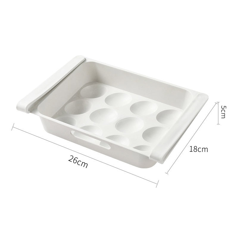 Organizador de cocina colgante para huevos y frutas