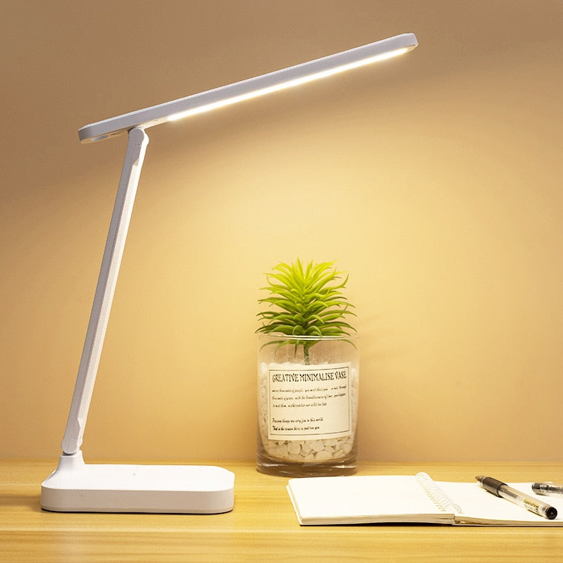 Dimmable touch LED table lamp to protect eyes,